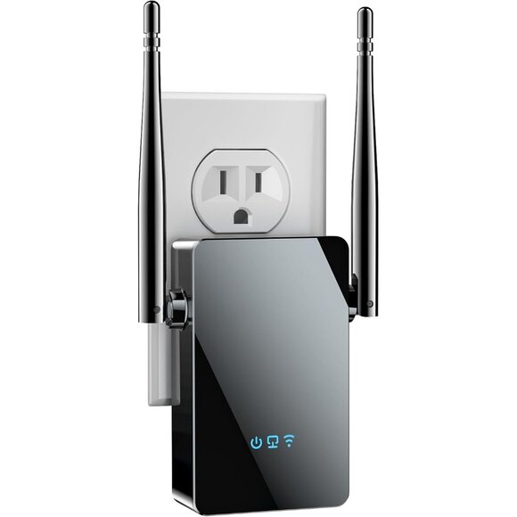 Avery 2025 WiFi Range Extender Signal Booster 300Mpbs Internet Booster 4X Faster - Picture 1 of 10